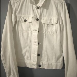 Classic White Jean Jacket for Women